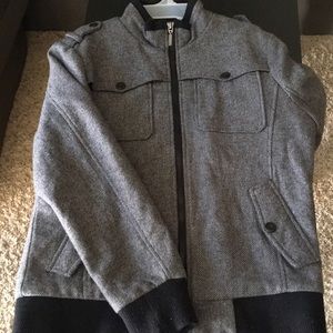 Grey tweed jacket